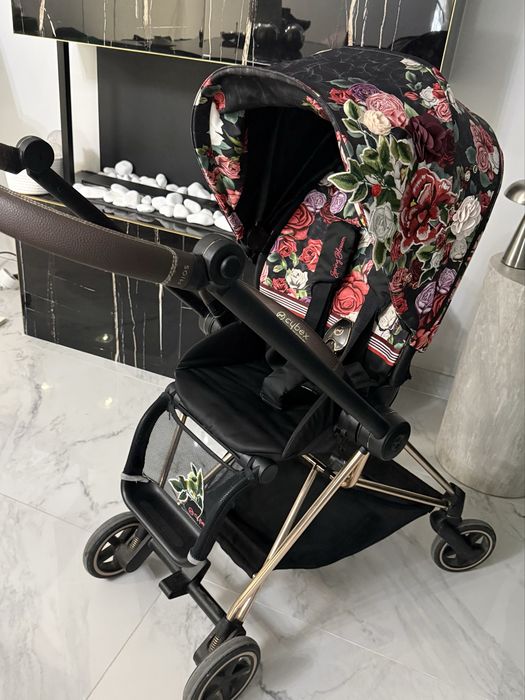 Cybex MIOS Platinum Rose Gold – Spring Blossom Dark