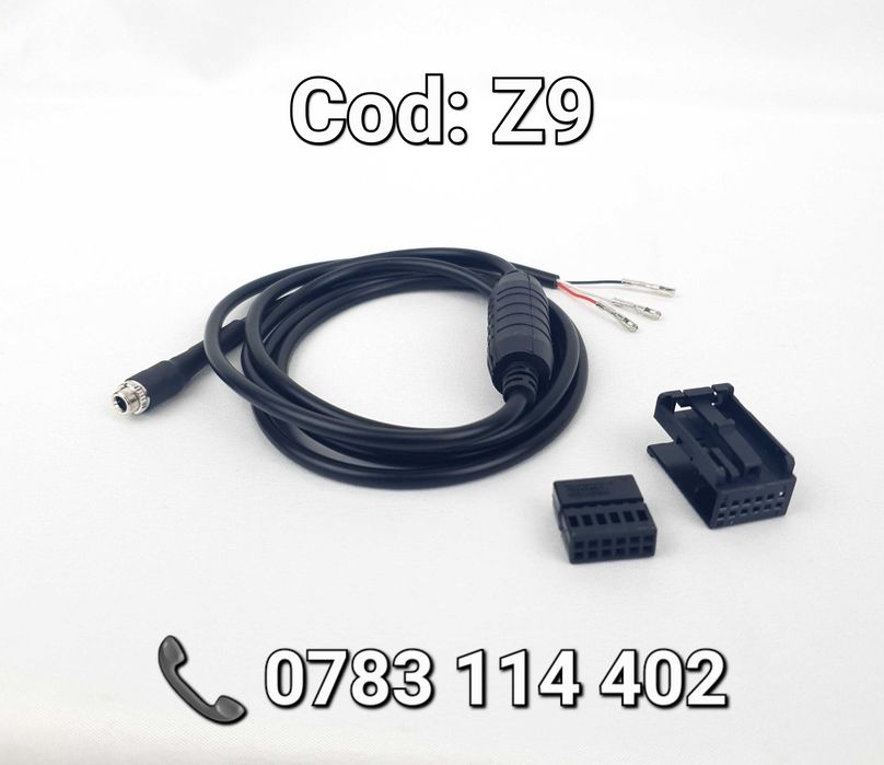 Mufa Auxiliar-Cablu Aux-BMW E60 E63 E64 E65 E87 E81 E82 E87 E90 E91-Z9