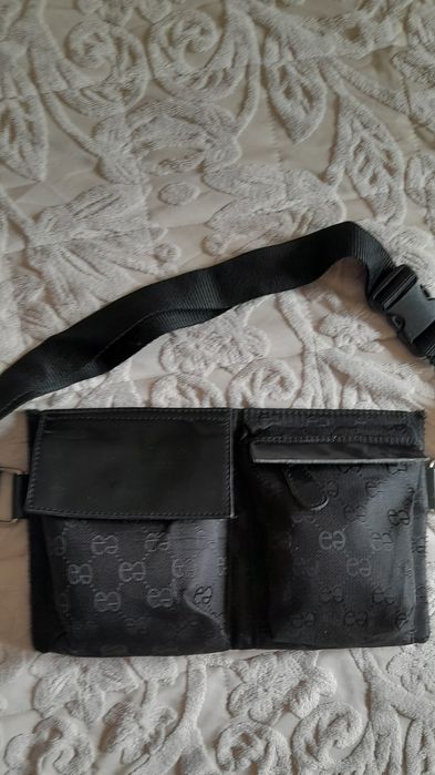 Черна чантичка за кръст