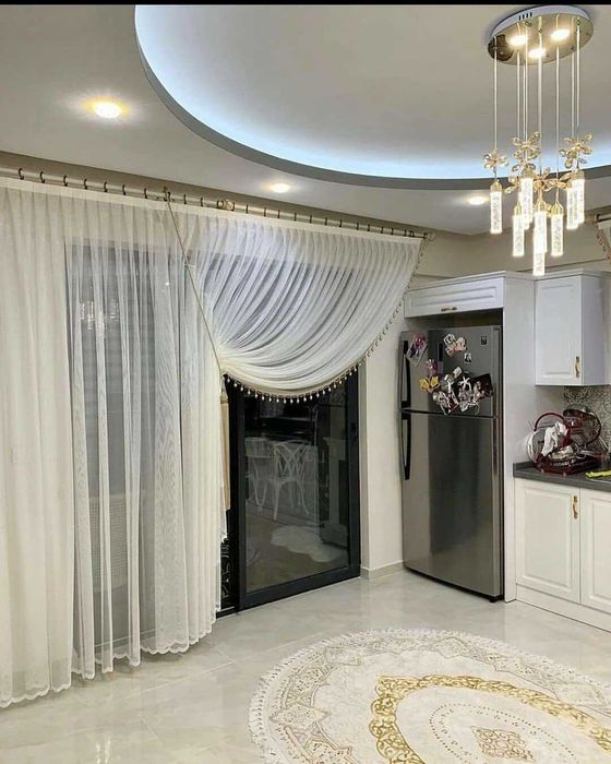 Шторы | Римские шторы | Установка карнизов | Pardalar   Sh1289