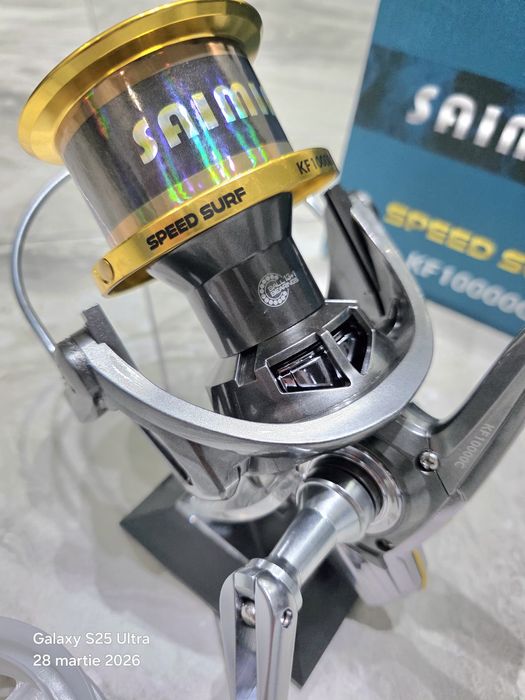 Mulineta Crap si Somn, Saimino, KF 10000C, 14 rulmenti, LongCast