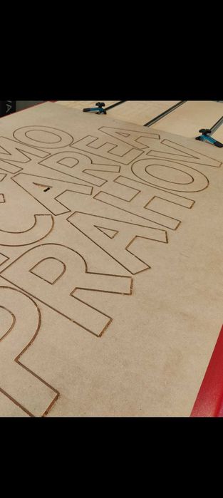 Frezare litere volumetrice din lemn, Bond, plexiglas, placaj, MDF etc