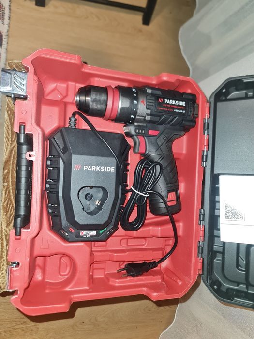 Masina de insurubat si gaurit 12V Parkside PSBSAP 12 A1, cu percuție!