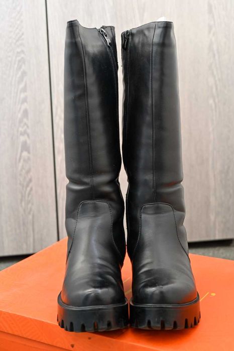 Сапоги зимние черные