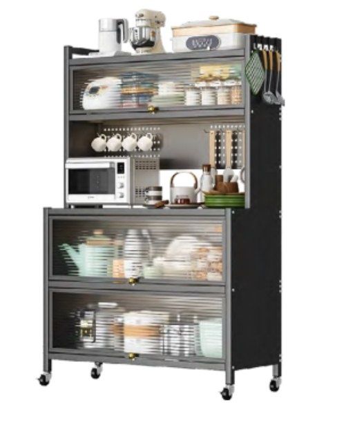 Железный шкаф сервант для кухни