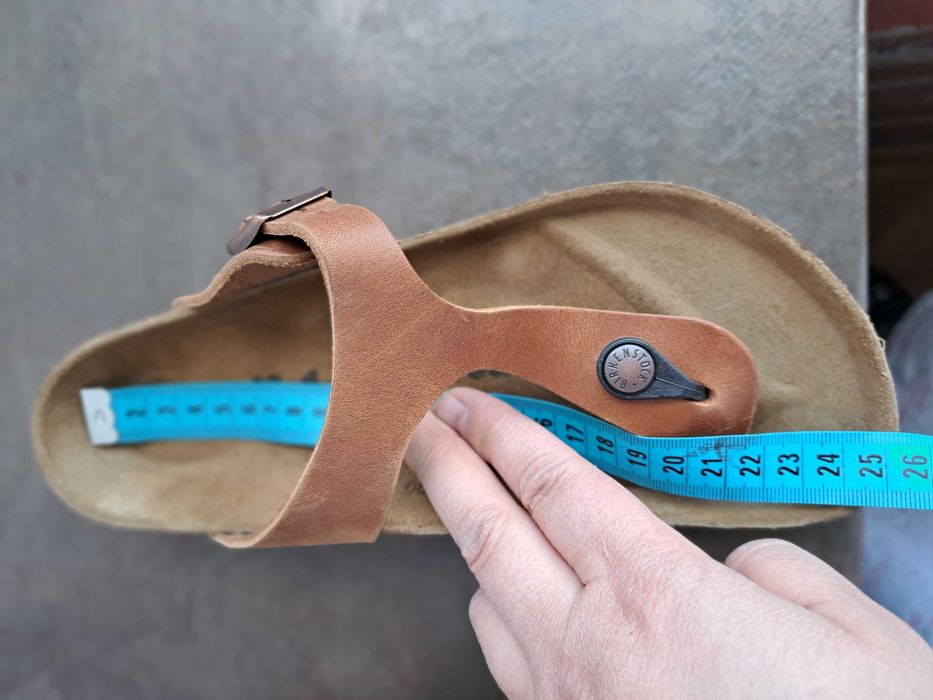 дамски чехли,Birkenstock,летни отворени обувки,кафяви кожени чехли,Нови!