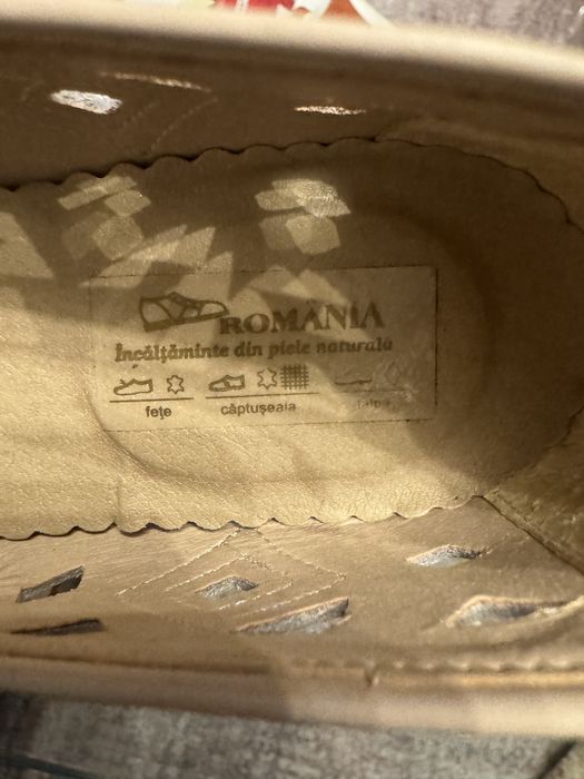 Balerini de piele 36