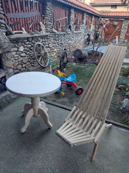 Маса от дърво(кръгла маса)