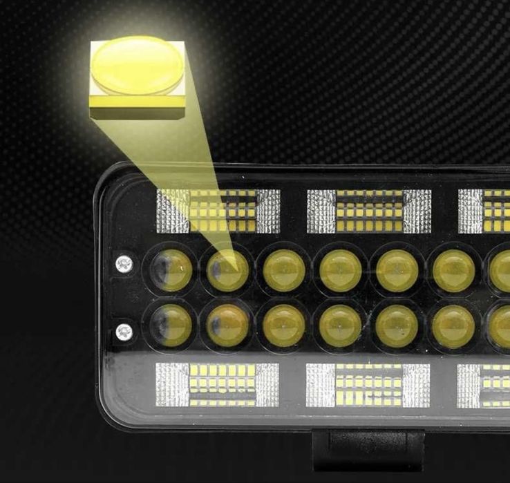 Диоден халоген с къси и дълги светлини - 12 / 24V - 199W