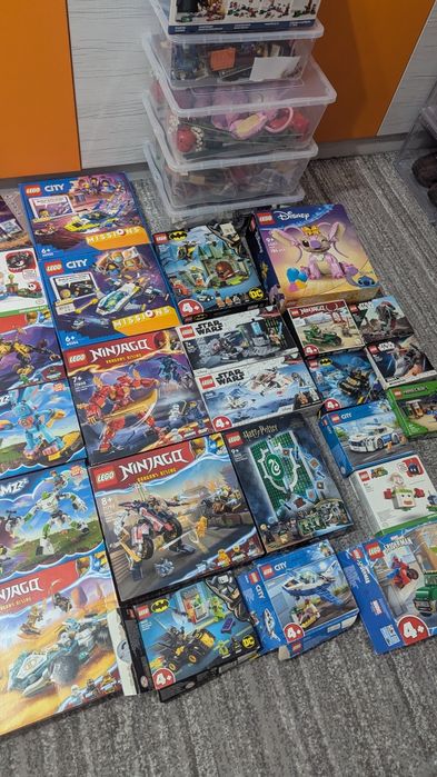 Lot lego peste 55 seturi Ninjago star wars city batman Disney super