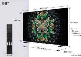 Телевизор TCL 98C6K VA| 98″| 4K UltraHD, 3840×2160