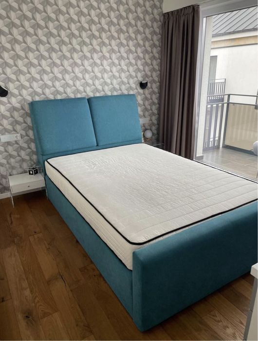 Vand pat 140 x 200 + saltea ortopedica Germania