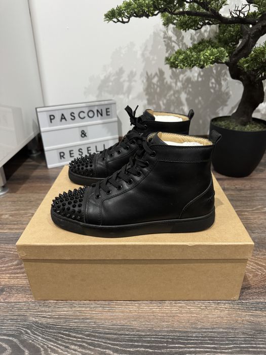 Christian Louboutin High Black/Negru Autentici