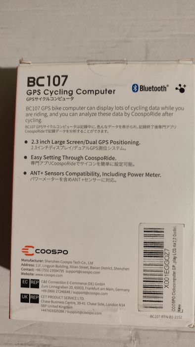 Ciclocomputer bicicleta Coospo