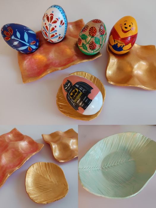 Рисувани яйца за Великден и в японски „кокеши“  стил