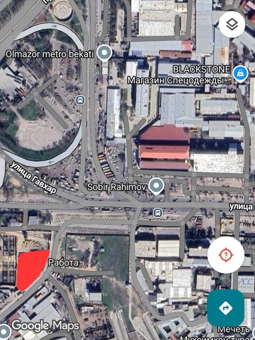 14 сот. возле метро Алмазар