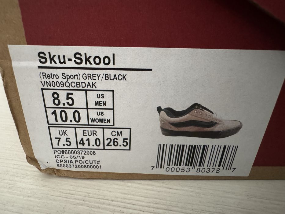 Продам обувь Vans Knu Skool