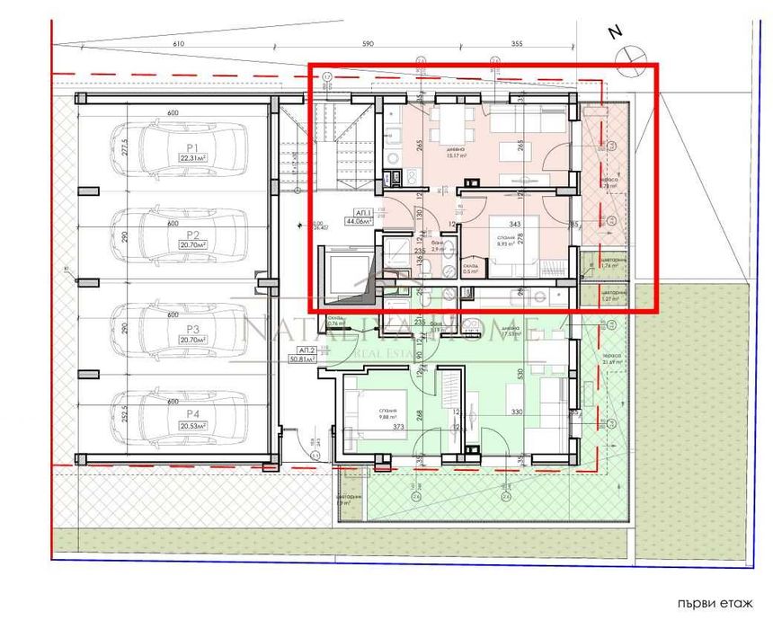 Продава се Двустаен апартамент в Бургас, Сарафово - 53 кв.м за 1289 €/кв.м - Снимка #1