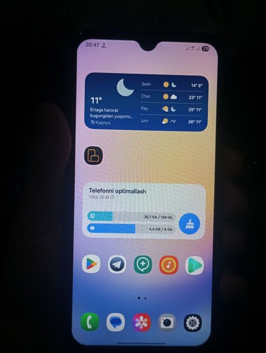 Telefon sotiladi 
Telefon Telefon sotiladi 
Samsung A25 5G bor 
Holati