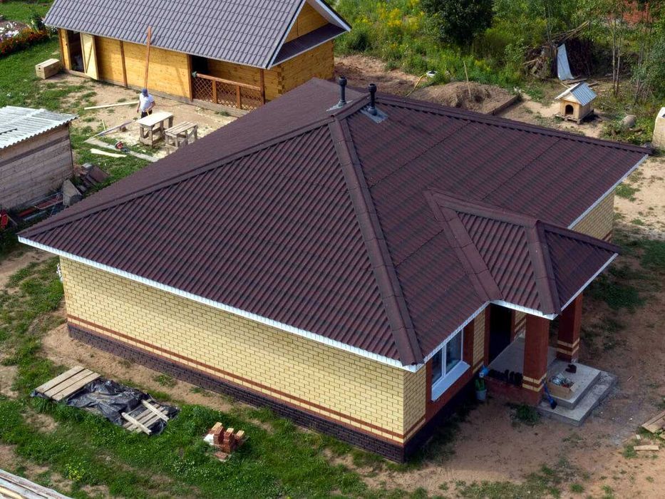 Ондулин, Черепица ондулин, битумные листы, катипал