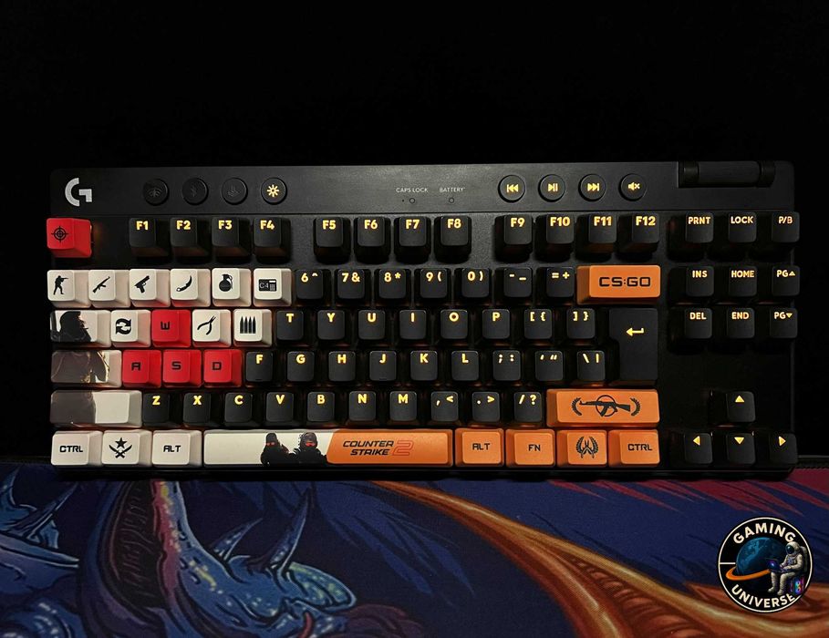 Keycaps-uri cu tema CS2 / Varianta full keyboard si semi keyboard