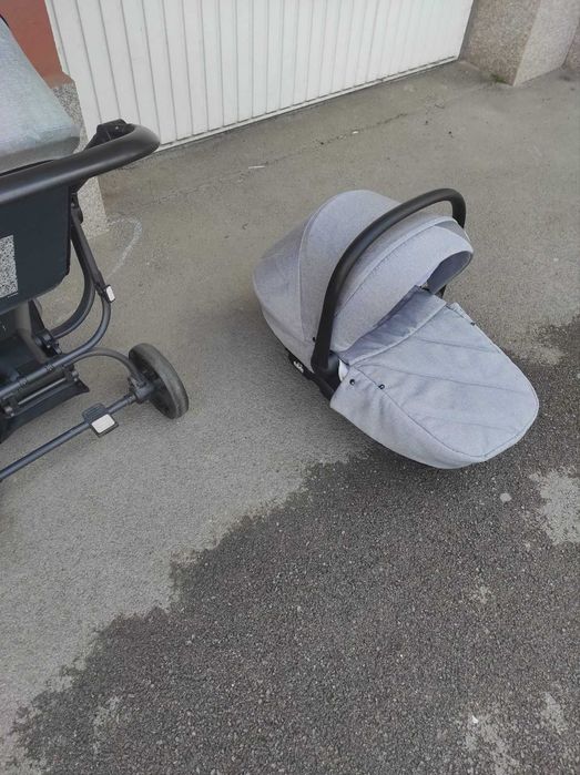 Cam Бебешка количка 3 в 1 Taski Sport сив