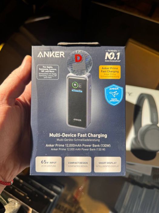 Повер банк Anker 130w 65W power bank multi device fast charging