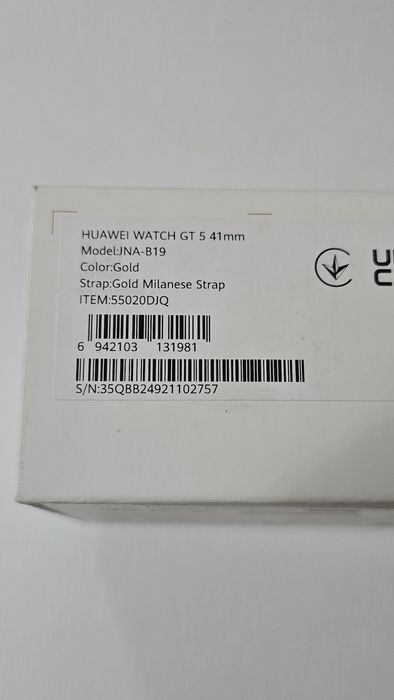 Huawei Watch GT 5 – Gold, 41mm – Отлично състояние Гаранция до 2026
