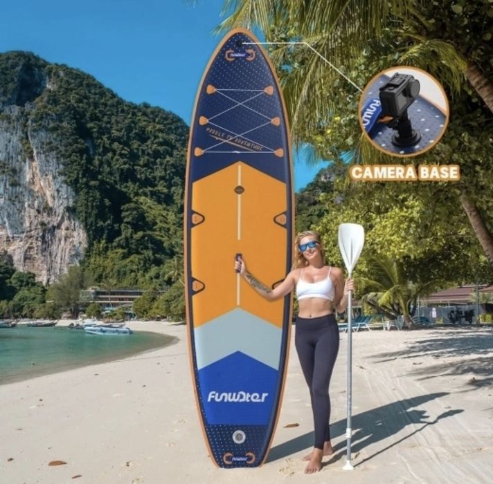 Надуваем падъл борд FunWater 11'6, SUP.