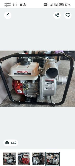 Motopompa Honda apa