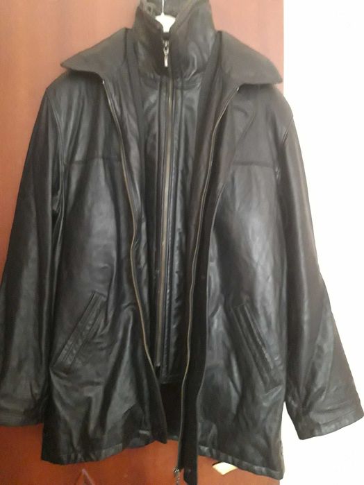 Куртка мужская, кожаная