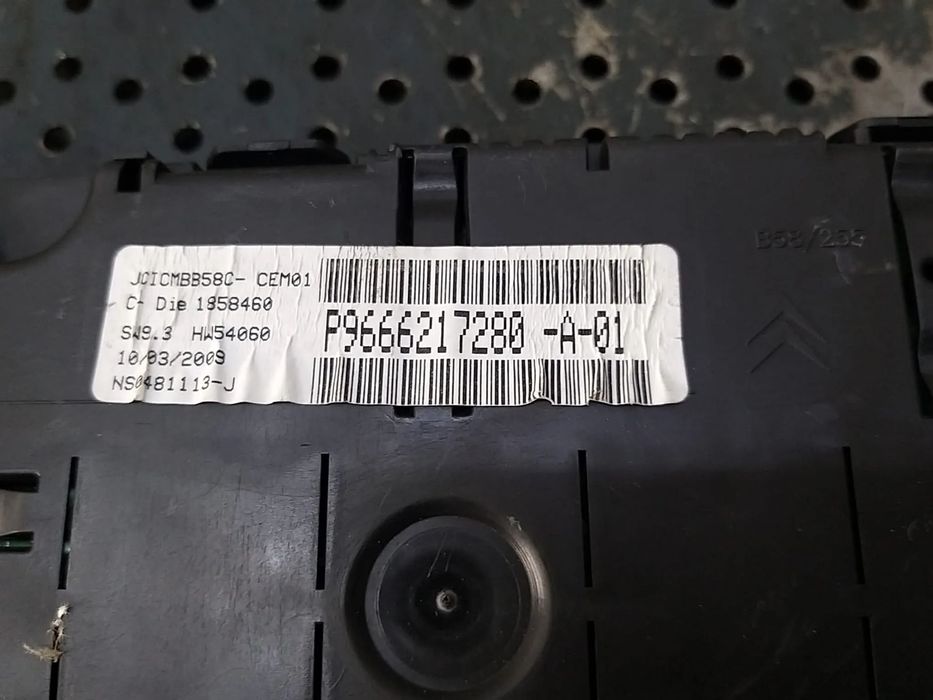 Ceasuri bord diesel citroen c4 picasso 1 ud p9666217280a01