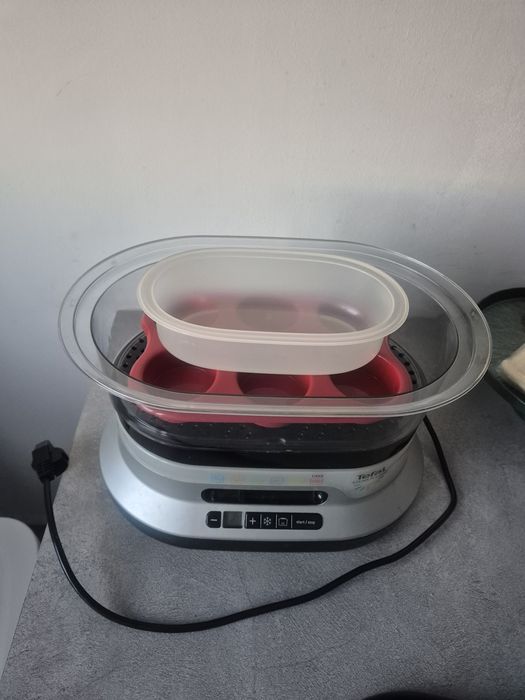 Aparat de gatit cu abur Tefal Steam'n'Light VC300830, 900 W, Negru