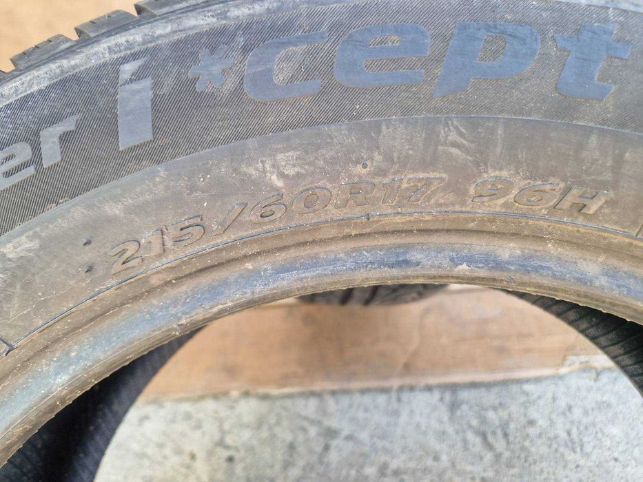 2 Hankook R17 215/60 Зимни гуми  DOT3019