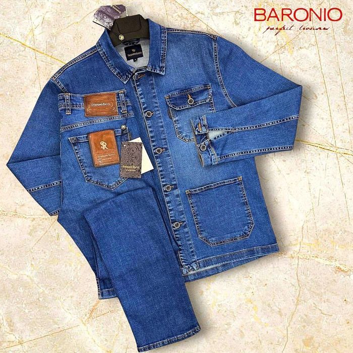 Мужской Джинсовый комплект 
              MONTANA 
Размеры: M L XL XXL