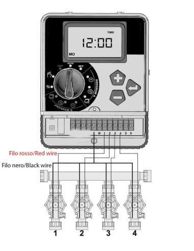 Контролен блок за напояване Rain C-DIAL 9V 4 зони