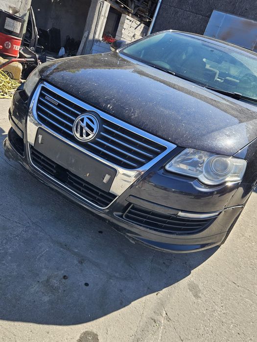 Kit R Line vw Passat B6 Lip Bara fata Spate Praguri culoare negru LC9X Sedan Berlina