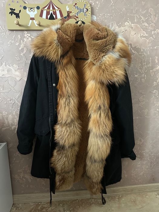 Зимно яке/парка със естествен косъм