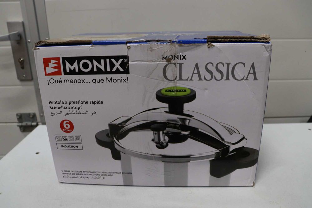 Monix Classica тенджера под налягане 6л. Всички видове котлони