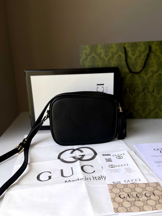 Poseta/Geanta Gucci Black Leather 21x15x6