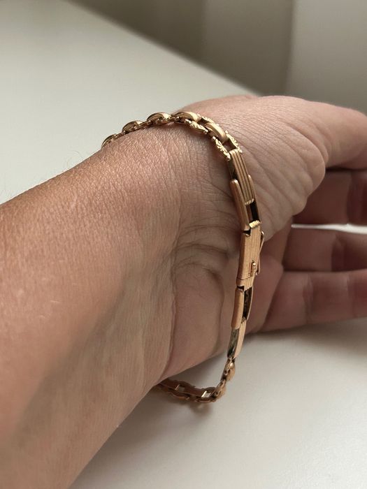 Златен часовник ЗАРЯ сьс златна гривна СССР 1956