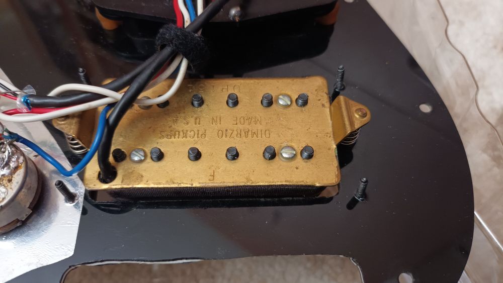 Loaded guitar pickguard Fender