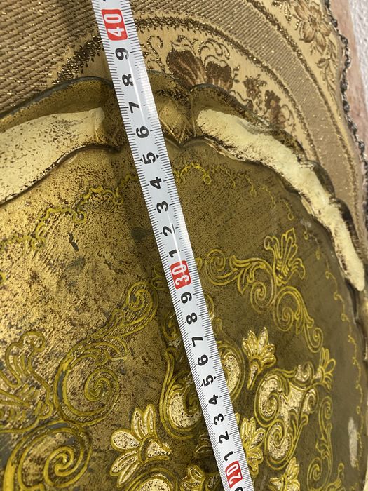 Стар италиански поднос с позлата