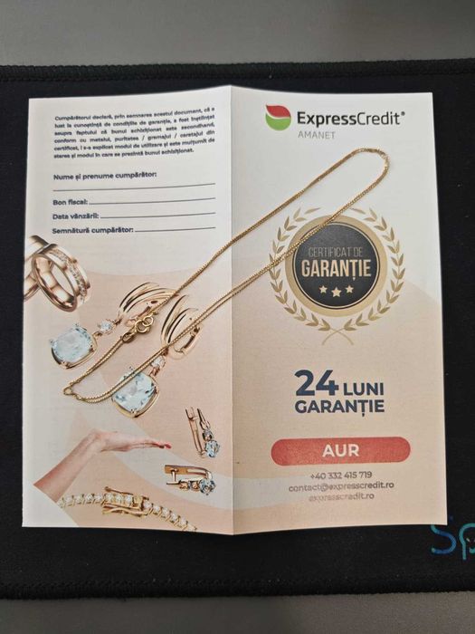 Lant aur 14k 1.38g (Ag45 B.6107.1.44)