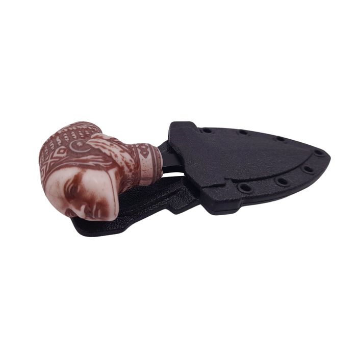 Cutit tactic vanatoare, Shaman Goddess, 8.5 cm, teaca prindere curea