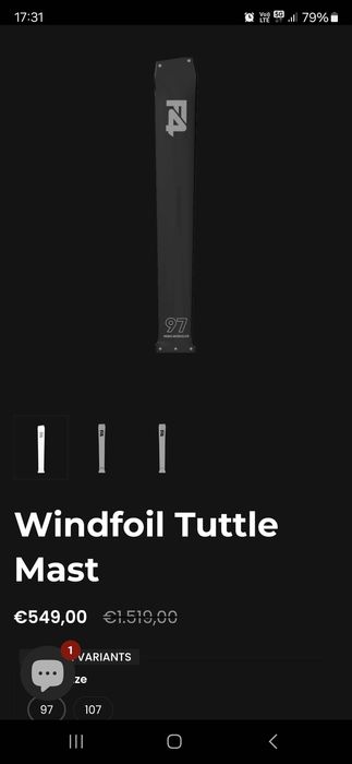 F4 foils мачти и крило