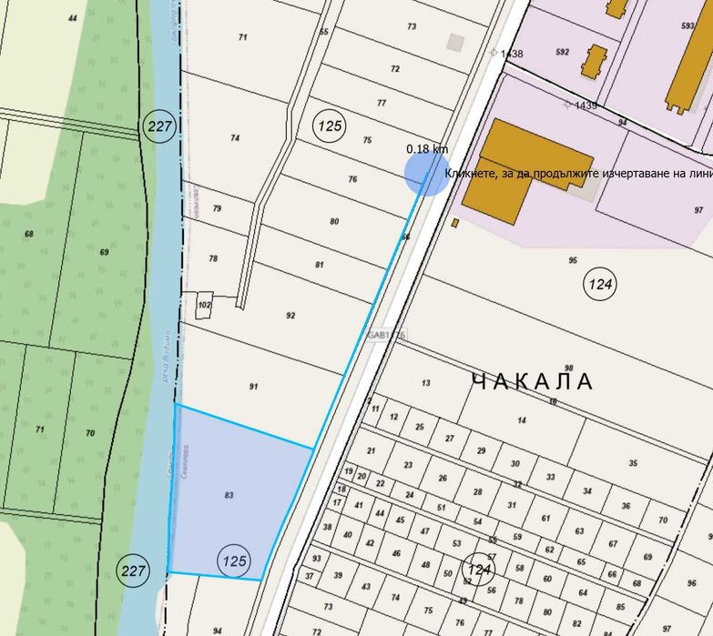 6,6 дка., Чакала Севлиево