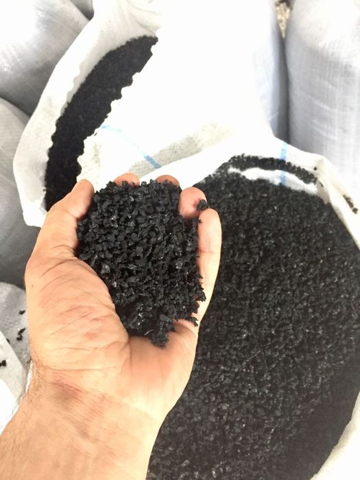 резиновая крошка футбол стадионлар учун цехдан гранула