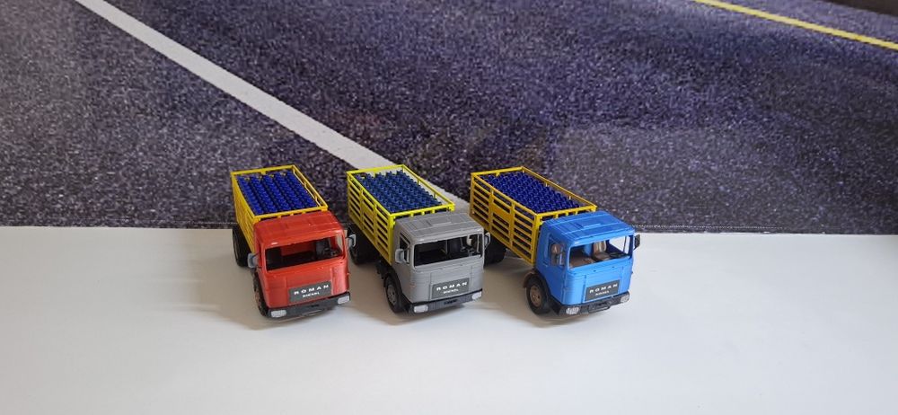 Macheta Roman diesel butelii scara 1/43