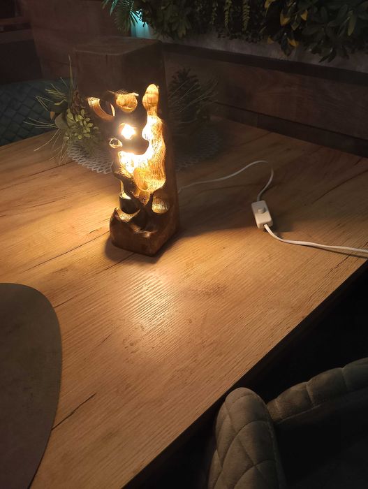 Ръчно направени дървени лампи различни видове